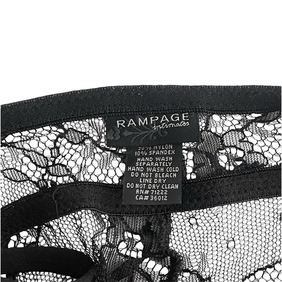 Vintage Y2k Rampage Intimates Lingerie Red Black Babydoll Slip Sz M Sexy Gothic - Picture 7 of 10